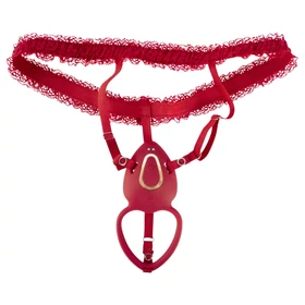 You2Toys - viselhető vibrációs csiklóizgató (piros)