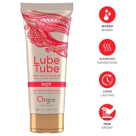Orgie Lube Tube - melegítő hatású síkosító gél (150 ml)
