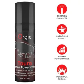 Orgie Touro Power - erekció fokozó krém (15 ml)