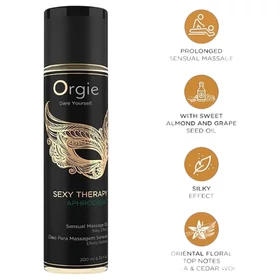 Orgie Aphrodisiac - érzéki masszázsolaj (200 ml)