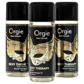 Orgie Sexy Therapy - érzéki masszázsolaj szett (3x30 ml)