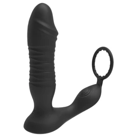 Men&#039;s Play - okos, lökő análvibrátor (fekete)