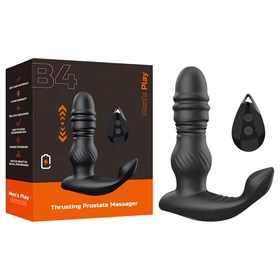 Men&#039;s Play - fel-le mozgó prosztata vibrátor (fekete)