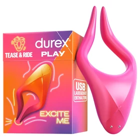 Durex Tease &amp; Ride - Intim pont vibrátor (pink)