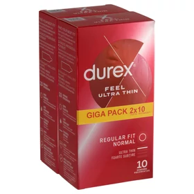 Durex Feel Ultra Thin - ultra élethű óvszer (2 × 10 db)