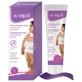 X-Epil - szőrtelenítő krém arcra/bikini vonalra (40 ml)