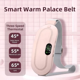 EMS - Smart Warm Palace Belt - menstruációs melegítő öv (rózsaszín)