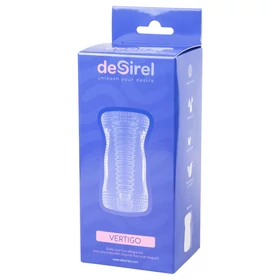 Desirel Vertigo - maszturbátor bordázott belsővel (átlátszó)