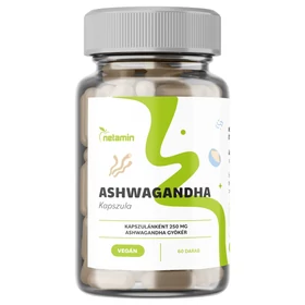 Netamin Ashwagandha 250mg - étrend kiegészítő kapszula (60 db)