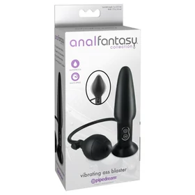 Pipedream - Anal Fantasy - pumpálható vibrációs anál plug (fekete)