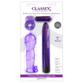 Classix - vibrátor szett pároknak (lila)