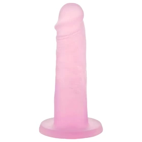 Addiction Cocktails - tapadókorongos dildó (pink)