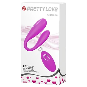 Pretty Love Algernon - akkus, rádiós párvibrátor (lila)