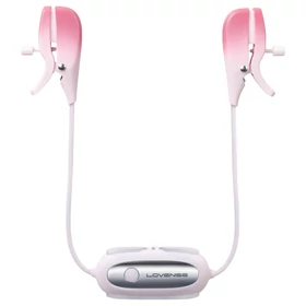 Lovense Gemini - App-vezérelt vibrációs mellbimbó csipesz (pink)