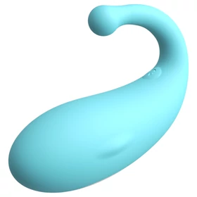Leopard Whale - okos, akkus, vibrotojás (kék)