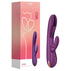 Honey Play Box Terri – App-vezérelt csiklókaros vibrátor (lila)