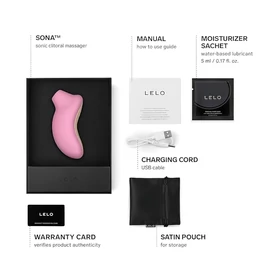 LELO Sona - hanghullámos csiklóizgató (pink)