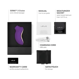 LELO Sona 2 Cruise - hanghullámos csiklóizgató (lila)