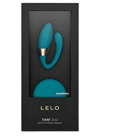 LELO Tiani Duo - szilikon párvibrátor (kék)