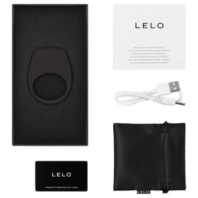 LELO Tor 3 – App-vezérelt vibrációs péniszgyűrű, férfiaknak (fekete)