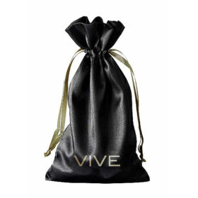Vive - szatén szexjáték táska (fekete)