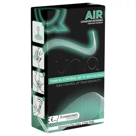 Uniq Air - vékony női óvszer (3 db)