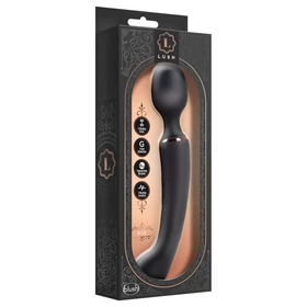 Blush Lush - 2 az 1-ben wand és G-pont vibrátor (fekete)