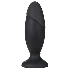 Anal Adventures Platinum Rocket - nagy anál plug (fekete)