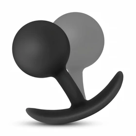 Anal Adventures Platinum - anál plug (fekete)