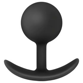 Anal Adventures Platinum Vibra Plug - anál dildó (fekete)
