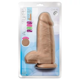 Blush Chub - élethű, tapadótalpas dildó - 18 cm (natúr)