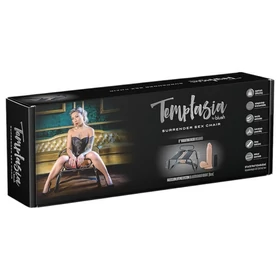 Temptasia - szex szék vibrátorral (fekete-natúr)