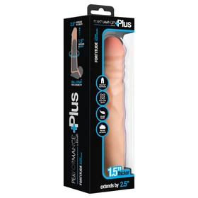 Performance Plus 2,5 - heregyűrűs péniszköpeny (testszínű)