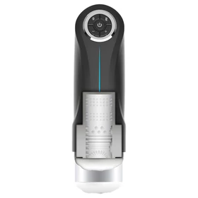 JamyJob - fel-le mozgó, rezgő maszturbátor (fekete)