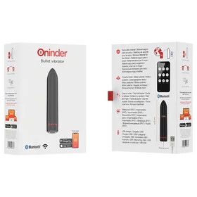 Oninder - App-vezérelt vibrátor (fekete)