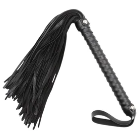 Latetobed - textúrált ostor (fekete, 48 cm)