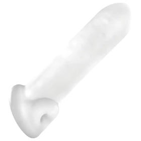 Perfect Fit - Fat Boy Original Ultra Fat - péniszköpeny (19 cm, fehér)