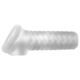 Perfect Fit Breeder - nyitott péniszköpeny (fehér)