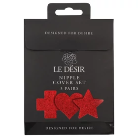 Le Désir - bimbómatrica szett - 3 pár (piros)