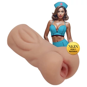 XKIN Naughty Nurse Trixie - élethű műpunci maszturbátor (natúr)