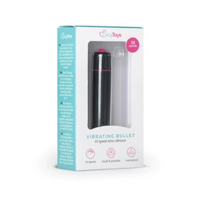 EasyToys Bullet - vízálló rúdvibrátor (fekete)