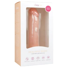 Easytoys - tapadókorongos élethű dildó (20,5cm) - natúr