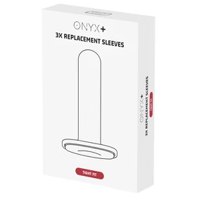 Kiiroo Onyx Tight Fit- maszturbátor mandzsetta - 3 db (fehér)