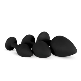 EasyToys Diamond - anál plug szett (fekete)
