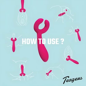 EasyToys Couple - akkus, vízálló párvibrátor (pink)