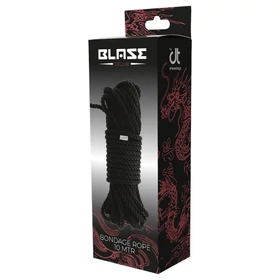 Blaze - bondage kinbaku kötél - 10m (fekete)