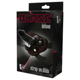 Dreamtoys Blaze - felcsatolható dildó hámmal (fekete)