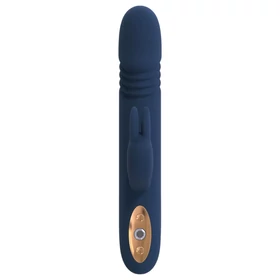 Goddess Zephyros - vízálló, csiklókaros lökő vibrátor (kék)