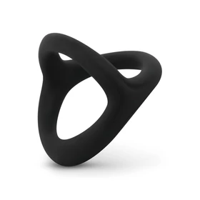 EasyToys Desire Ring - rugalmas pénisz- és heregyűrű (fekete)