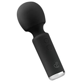 EasyToys Wonder Wand - akkus, mini masszírozó vibrátor (fekete)